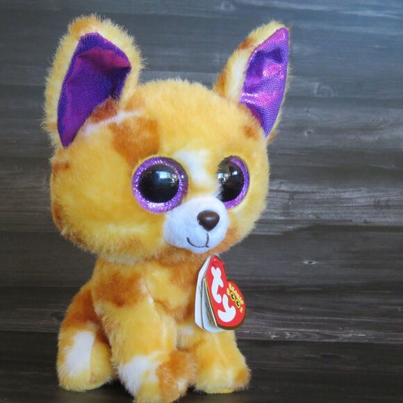 TY Beanie Boos Pablo Chihuahua Dog 6" Plush Stuffed Animal Glitter Eyes RETIRED - Picture 8 of 16